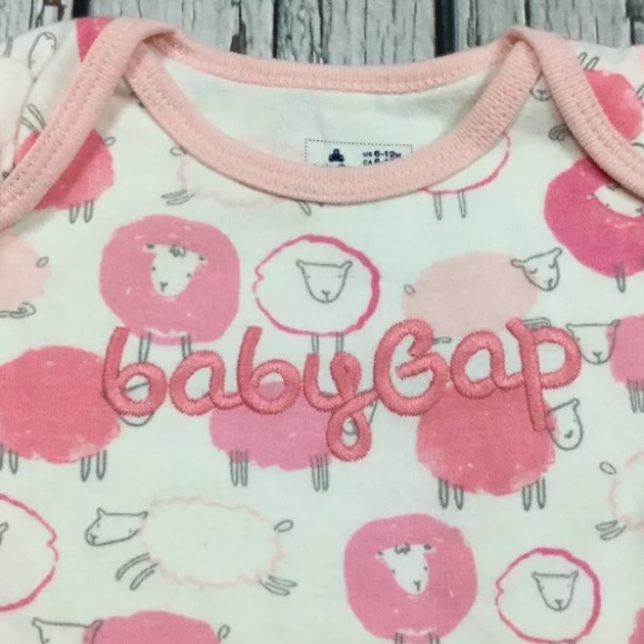 Gap Girls 6-12 Month Lamb Shirt & Pink Tutu Pants - Picture 2 of 4